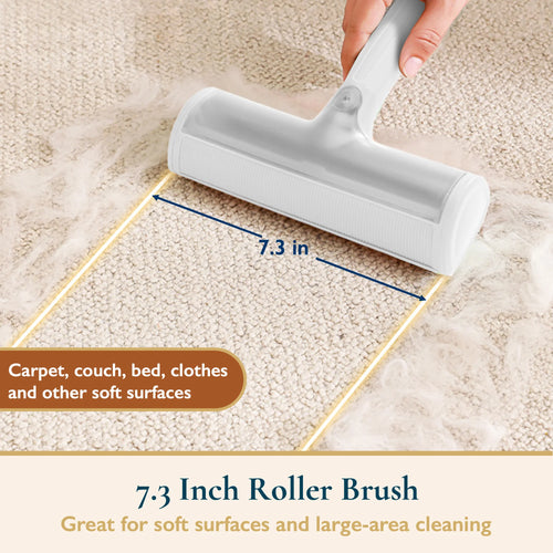 Furaway Roller – Reusable Pet Hair Remover for Couches, Beds & Car Seats