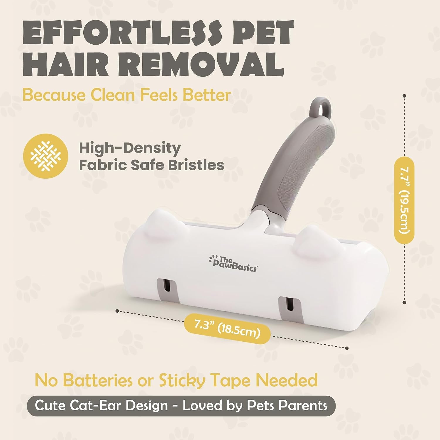 Static Grip Pro – Electrostatic Pet Hair Remover for Furniture & Car Interiors