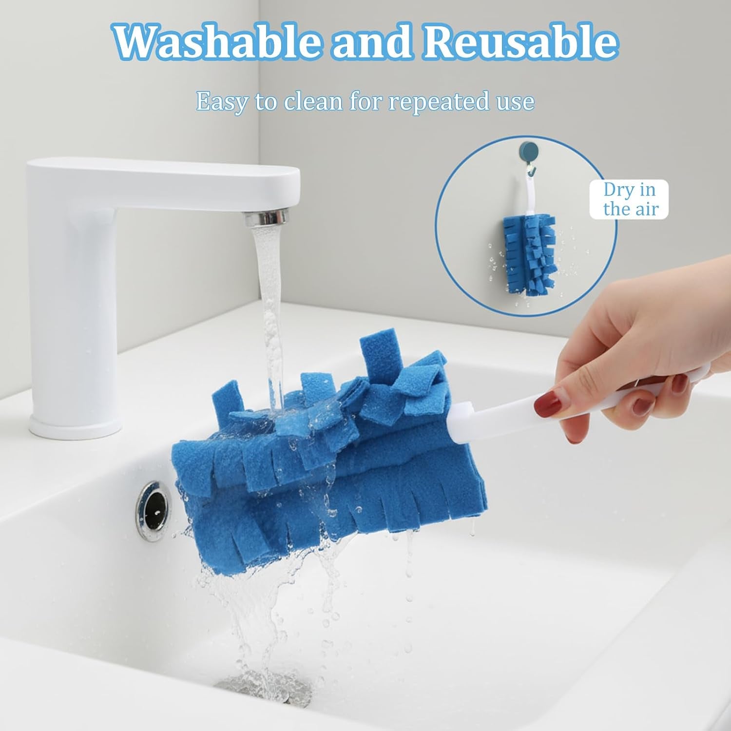 Dustgrip 360 – Reusable Electrostatic Duster Set (5-Piece)