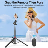 MT-78 Phone Tripod Selfie Stick Double Cold Shoe Quick Disassembly Gimbal 1/4 Screw for DSLR Camera