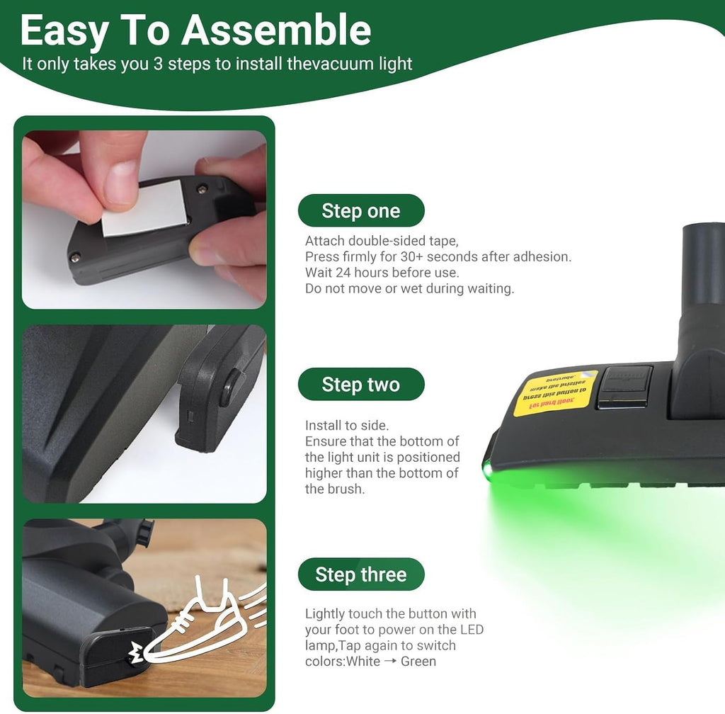 Dust Reveal Pro™ – LED UV Vacuum Attachment That Shows the Dirt You're Missing