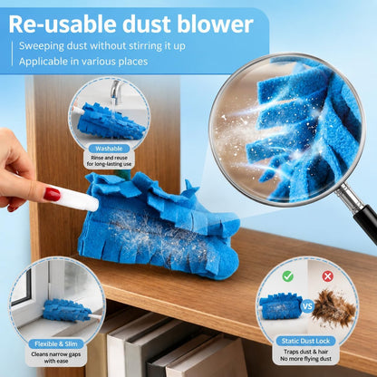 Dustgrip 360 – Reusable Electrostatic Duster Set (5-Piece)