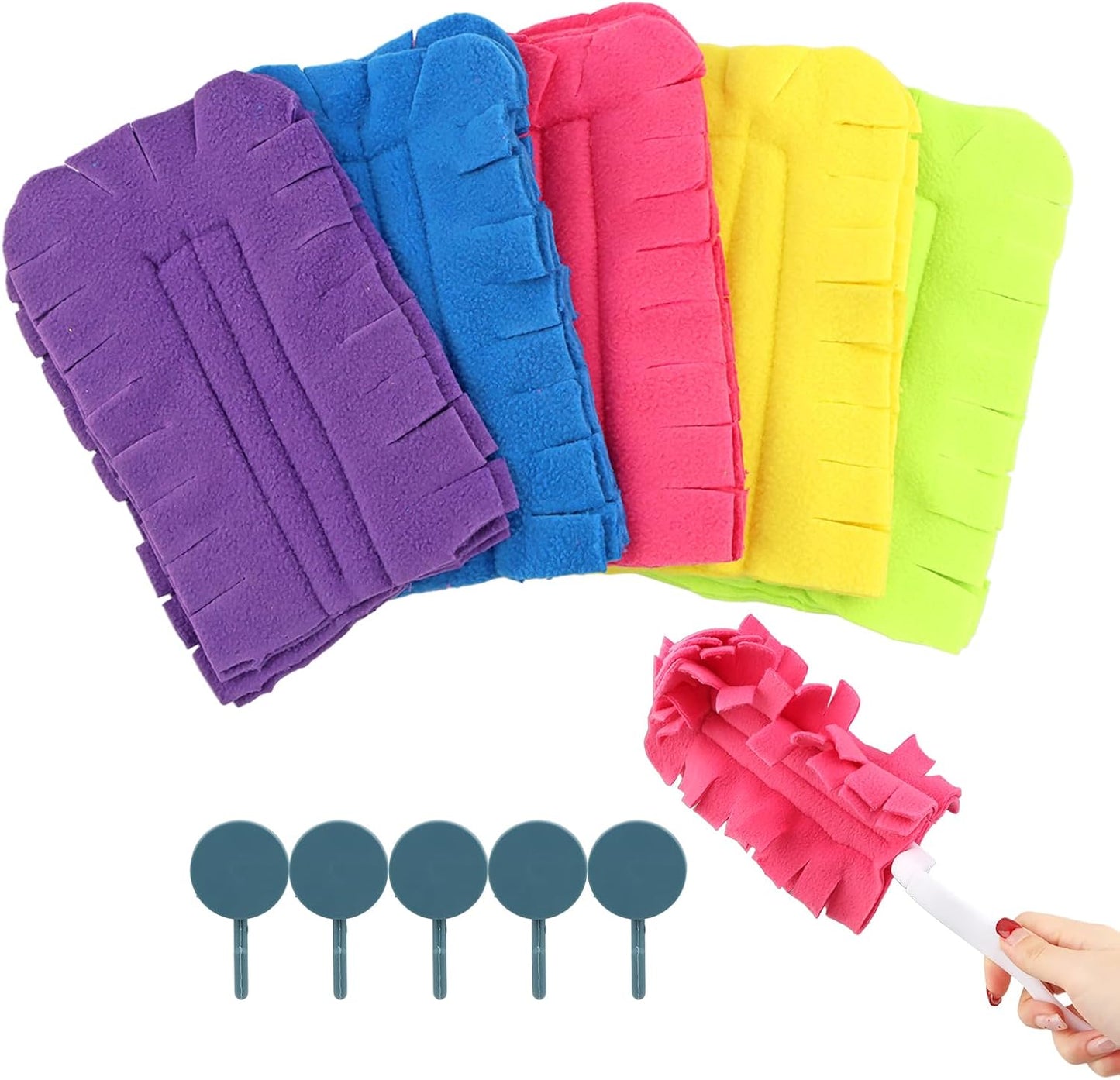 Dustgrip 360 – Reusable Electrostatic Duster Set (5-Piece)