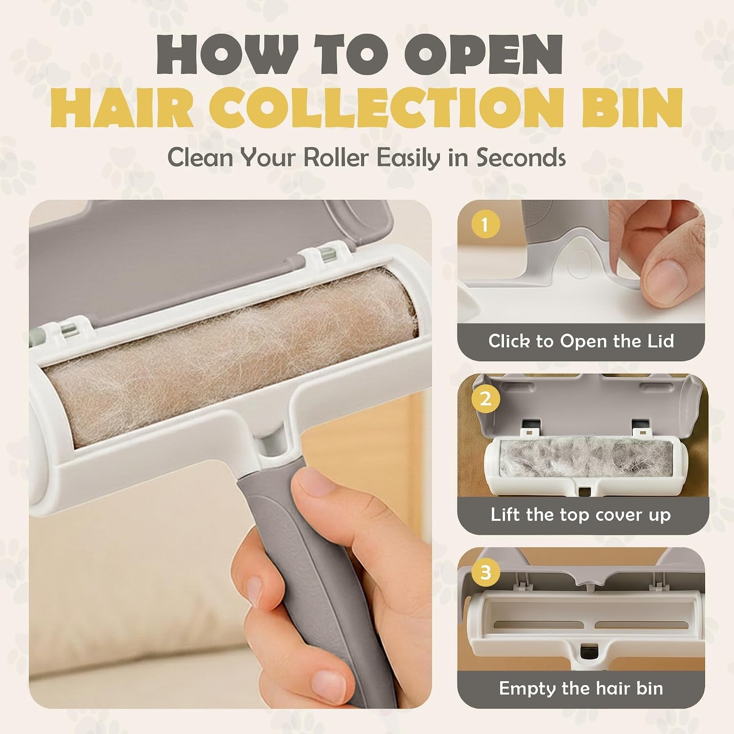 Static Grip Pro – Electrostatic Pet Hair Remover for Furniture & Car Interiors