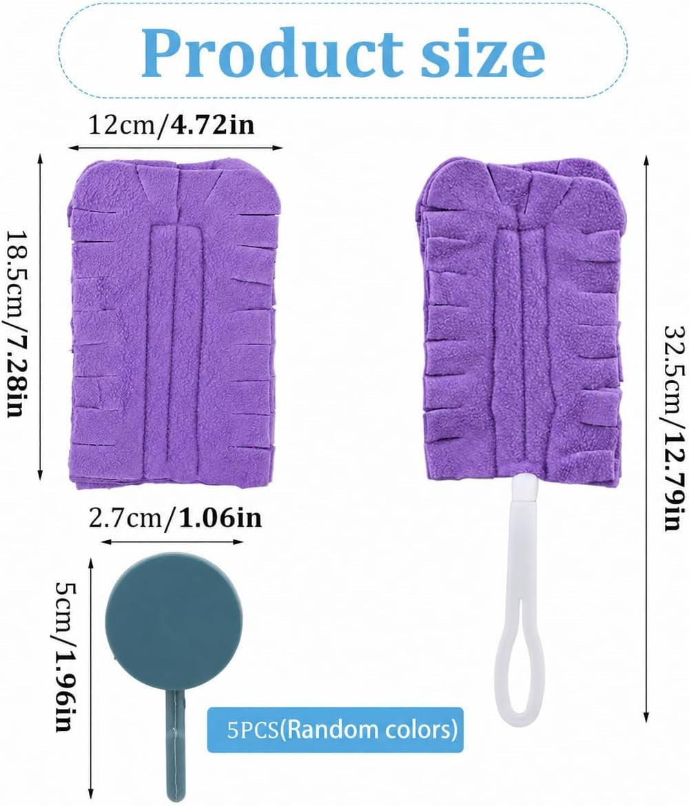 Dustgrip 360 – Reusable Electrostatic Duster Set (5-Piece)