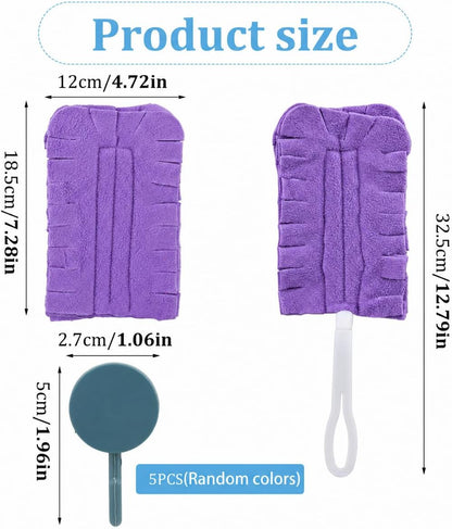 Dustgrip 360 – Reusable Electrostatic Duster Set (5-Piece)
